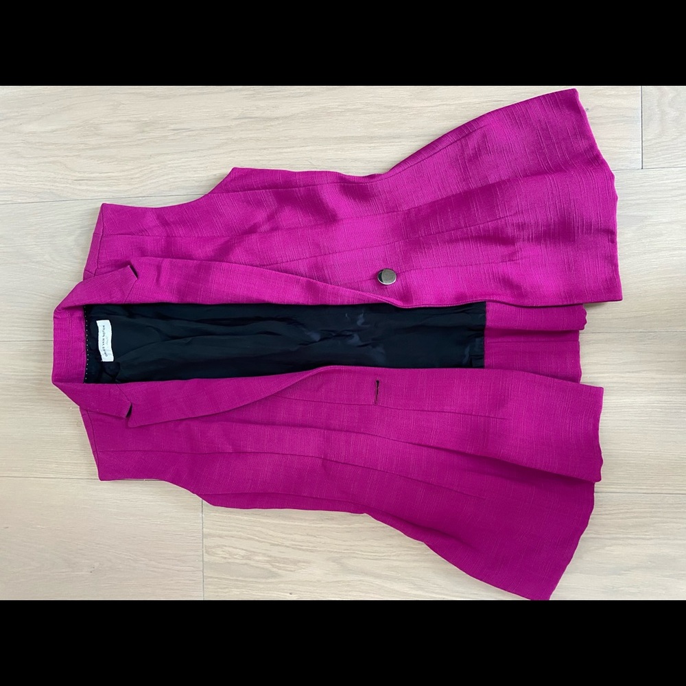 Vintage Dries Van Noten Vest Pink Fuschia